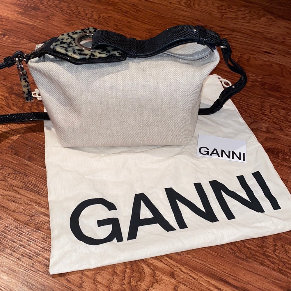 Ganni canvas bag